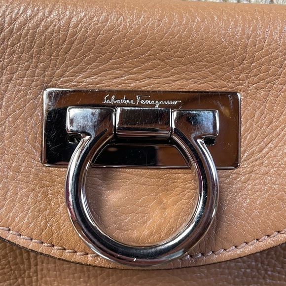 Salvatore Ferragamo Grained Leather Hobo Bag - Picture 2 of 9